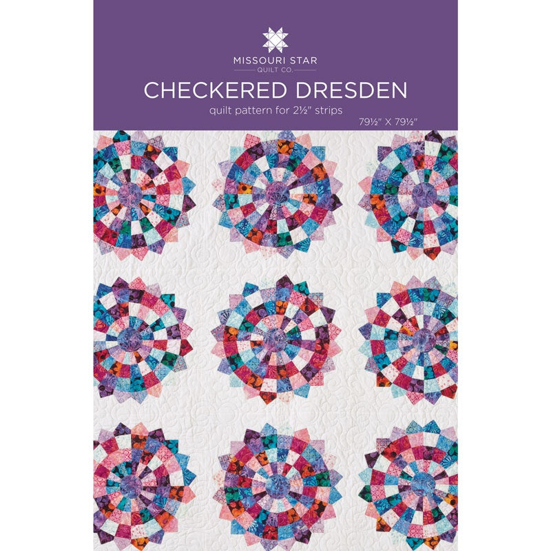 Checkered Dresden Quilt Pattern by Missouri Star Size Full Traditional | Missouri Star Quilt Co.